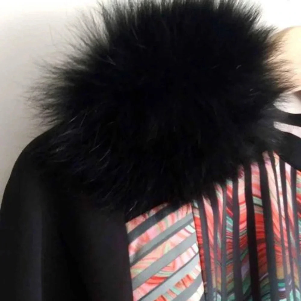 Moiselle blouse  with faux fur - Picture 2 of 4